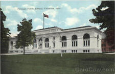 Columbus,OH Carnegie Public Library Ohio W.S. Harriman Antique Postcard Vintage picture