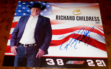 Richard Childress signed autographed 8x10 photo NASCAR racing Legend Hero Card picture