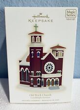 Hallmark Keepsake Ornament Old Brick Church Candlelight Services 2009 NEW picture
