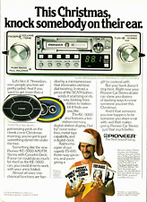 1979 Pioneer Car Stereo KE-5000 Radio Steve Tillack Christmas vintage Print AD picture