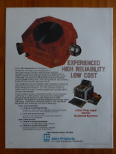 9/1984 PUB LITTON AERO PRODUCTS RING LASER INERTIAL GUIDANCE SYSTEM ORIGINAL AD picture