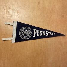 Vintage 1950s Pennsylvania State University Penn State 5x9 Felt Pennant Flag picture