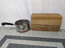 Vintage Revere Ware 1 Cup Sauce Pan Measuring Cup Copper Clad Bottom USA picture