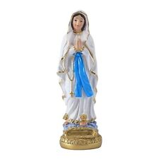 Lourdes Virgin Mary Statue 5.7 Inch Catholic Blessed Virgin Mother Mary Statu... picture