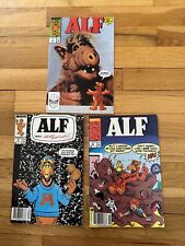 ALF #1 ,10,12 COMIC BOOKS  1988 MARVEL 1st issue TV show #1 picture