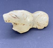 Extremely Rare Ancient Old Greco Bactrain Wild Animal Figure Rock Crystal Stone picture