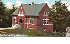 Postcard ME Rumford Falls Maine Public Library Undivided Back Vintage PC f8199 picture