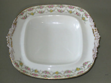 Antique/Vintage France Jean Pouyat Limoges Open Serving Bowl Pink &Yellow Roses picture