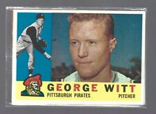 1960 Topps #298 George Witt EX Pittsburgh Pirates Baseball Card picture
