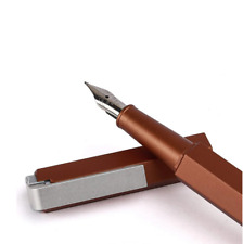 Worther Compact Mocca Brown Aluminum Fountain Pen picture