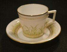 *MINT DANBURY MINT KAISER ARTEMIS DEMITASSE Cup and Saucer Wheat & Grass picture