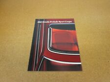 1982 Honda Prelude sales brochure 12 page dealer literature ORIGINAL catalog picture