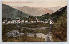 POSTCARD VIEW FROM THE SIDE OF PEAKED MT. TOWNSHEND VERMONT picture