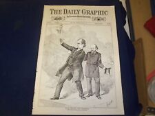 1887 JULY 13 THE DAILY GRAPHIC NEWSPAPER - AJAX DEFYING THE LIGHTNING - NT 7659 picture
