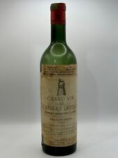 Empty Wine Bottle Vintage 1955 Grand Vin de Chateau Latour Pauillac Medoc France picture