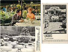 Jacques French Restaurant N. Michigan Ave Chicago Illinois ~ 3 Vintage Postcards picture