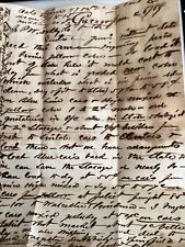 1869 Handwritten Letter Signed Chicago Illinois E L Raymond Great Calligraphy picture