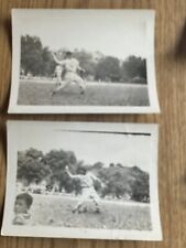 Lot of 7 Old Vintage Photographs Snap Shots Baseball  Players  4x5.25” picture