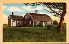 Postcard Old House Built In 1752 Cape Cod Mass [bx] picture
