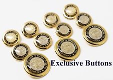 MIT Gold Metal Blazer Buttons Set  picture