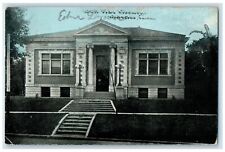 1912 West Side Library Exterior Building Waterloo Iowa Vintage Antique Postcard picture