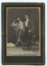 Antique Photo ID'd Men Self Portrait of Photographer Midland Texas 1900s Gay Int picture