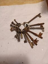 Antique Skeleton Keys Lot Of 16 picture