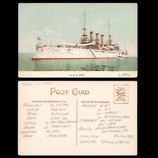 WWI US NAVY USS OHIO Colorized UDB UNP Postcard of Enrique Muller Photo picture