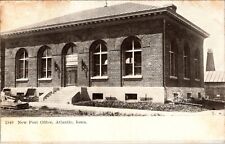 Atlantic, Iowa New US Post Office 1909 Antique Postcard J230 picture