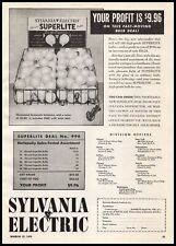 1948 Sylvania Electric Superlite Illuminated Automatic Salesman Display Print Ad picture