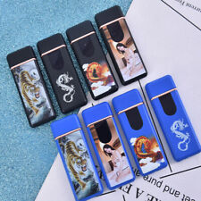 Electric Touch Sensor Cool Lighter USB Windproof lighters Smoking Accessor..x picture