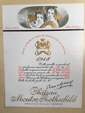 The 1948 Chateau Mouton Rothschild (Specimen) - Label By: Marie Laurencin  picture