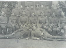 Vtg GERMAN SOLDIERS Postcard RPPC War Military WW1 picture