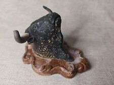 Vtg Handcrafted Clay Bulls Head; Creaciones Artisticas Sanchez Granada picture