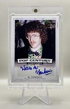 💎Weird AL Yankovic 2014 Leaf EXTREMELY RARE “1/1” 2017 HOLIDAY BONUS Autograph picture