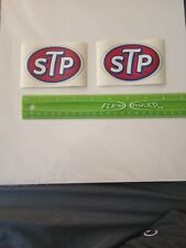 Two Vintage STP Automotive Racing Sticker Hot Rod NASCAR NRA picture
