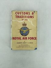 Original WW2 Customs & Traditions of the Royal Air Force 1961 HC/DJ picture