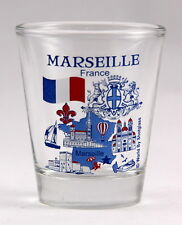 MARSEILLE FRANCE GREAT FRENCH CITIES COLLECTION SHOT GLASS SHOTGLASS picture