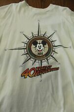 1995 Disneyana Convention Disneyland T-Shirt Adult XL Compass Rose Mickey 40 Yrs picture