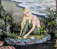 Ebros Young Maiden Mermaid by The Lagoon Statue Nautical Mermaid Figurine 7.25