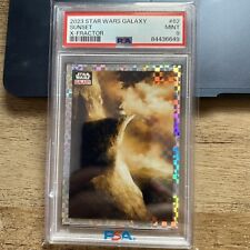 2023 Star Wars Galaxy Sunset X Fractor PSA 9 picture