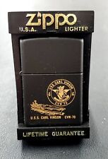 U.S.S. Carl Vinson CVN 70 Vintage Zippo Lighter 1983. picture