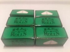 6 Boxes RS Rolls Cigarette Rolling Papers 1 1/4 10' Long (RS Rolls Green) picture