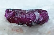 134 Gram Natural Deep Red Color Terminated Ruby Crystal Specimen picture