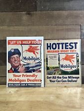 Vintage Pair Of 1952/1942 Mobilgas Socony-Vacuum/Goodyear Advertisements Color picture
