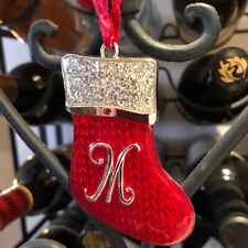 HARVEY LEWIS Holiday Ornament - Christmas Sock with 'M' picture
