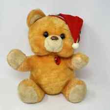 AMSCAN Christmas Teddy Bear Plush Musical Light Up Heart Stuffed Animal Working picture