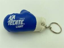 NEW Tecate Light Beer Cerveza Boxing Glove Blue Key Chain Collectible 3