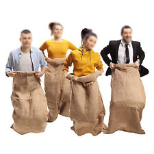 1PCS Large Coarse Linen Bag Outdoor Lawn Games For Children And Adults Prop picture