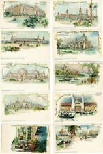 Set of 10 Official Post Cards of the St. Louis World's Fair - World's Fair picture